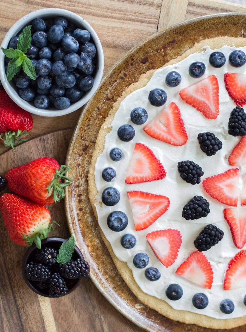 Keto Fruit Pizza Recipe (Low-Carb) - The Best Keto Recipes