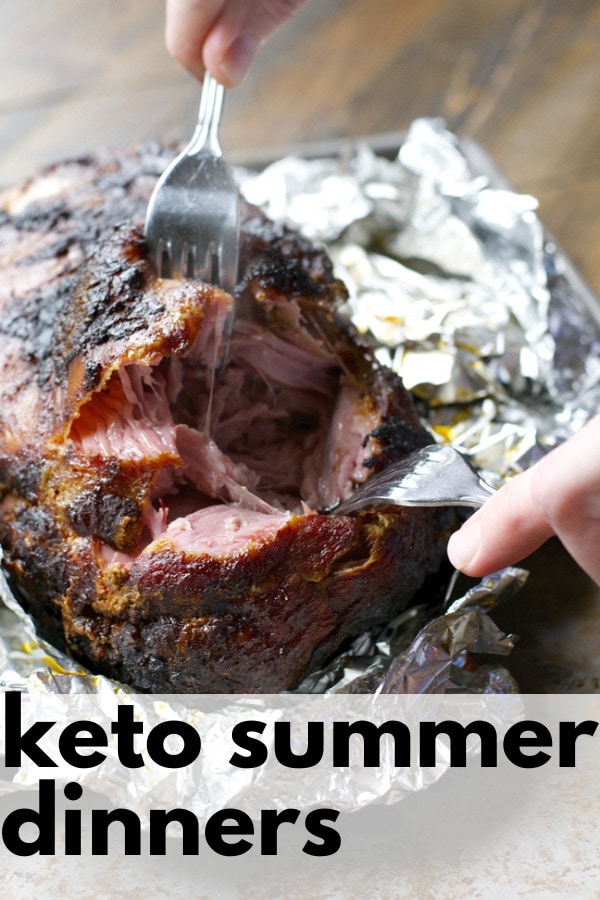 These Easy Keto Summer Dinner Recipes are perfect for a warm weather meal! Each recipe is under 7 net carbs and absolutely delicious!