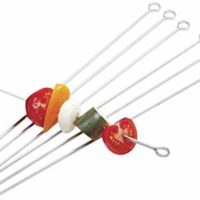 Norpro 1934 Stainless Steel 14-Inch Skewers, Set of 6, Silver