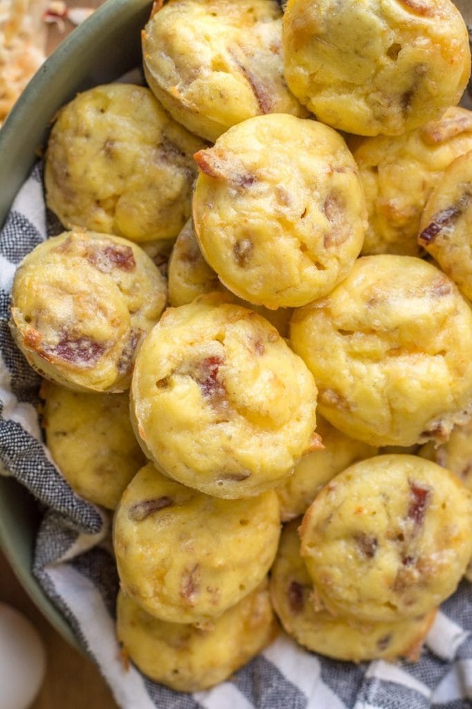 Bacon Egg and Cheese Muffins (keto + meal prep) - The Best Keto Recipes