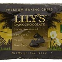 Lilys Chocolate - All Natural Dark Chocolate Premium Baking Chips - 9 Oz (Pack of 2)