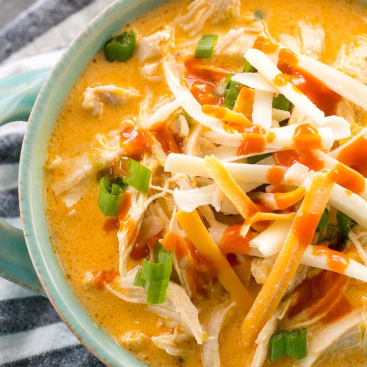 Instant Pot Buffalo Chicken Soup Recipe (Keto) - The Best Keto Recipes