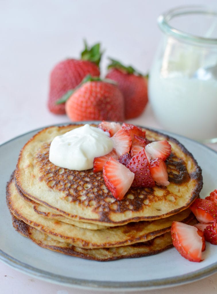 Keto Strawberry Cream Cheese Pancakes - The Best Keto Recipes