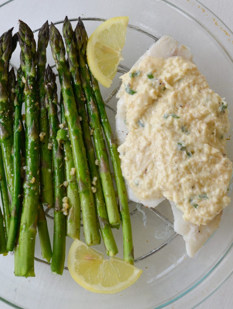 Keto Parmesan Tilapia and Asparagus for One - The Best Keto Recipes