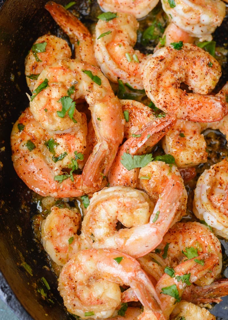 Make this One Pan Cilantro Lime Shrimp on busy nights for a flavor packed, keto-friendly meal that is ready in a flash! 