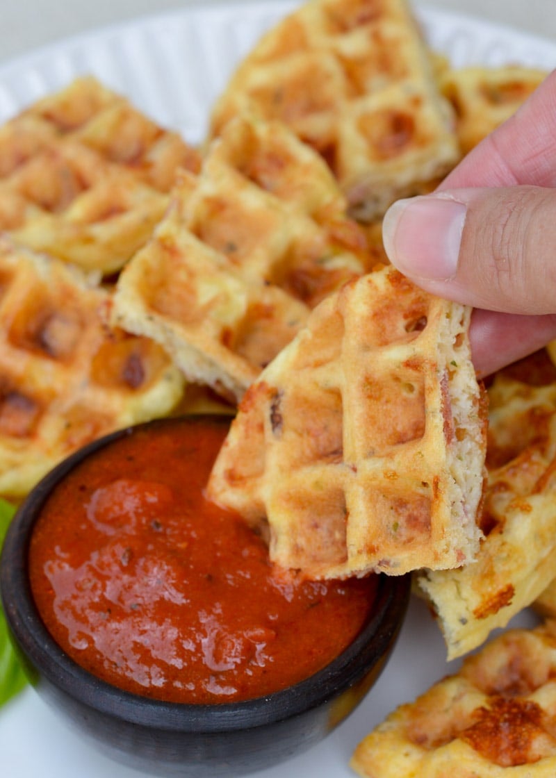 Pepperoni Pizza Chaffles - The Best Keto Recipes