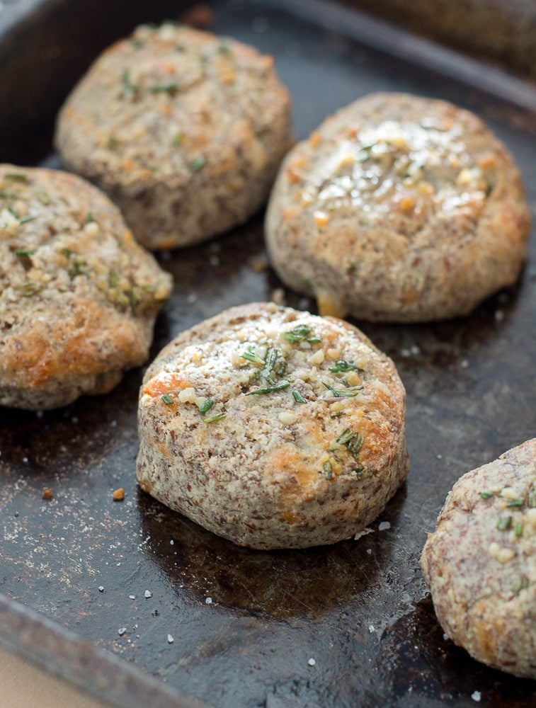 These delicious Keto Dinner Rolls bring a lovely hint of rosemary to any soup!