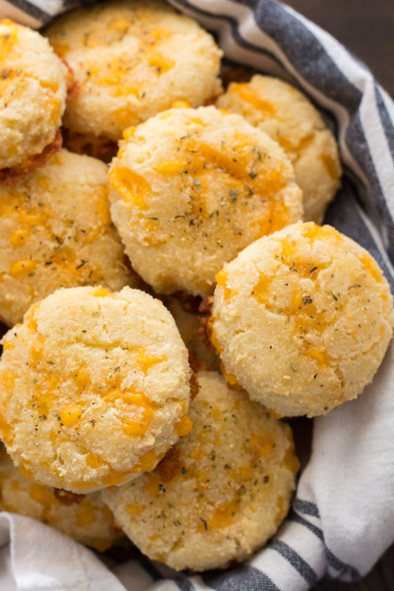 These Red Lobster copycat biscuits are actually keto friendly and PERFECT with a low carb lobster bisque!