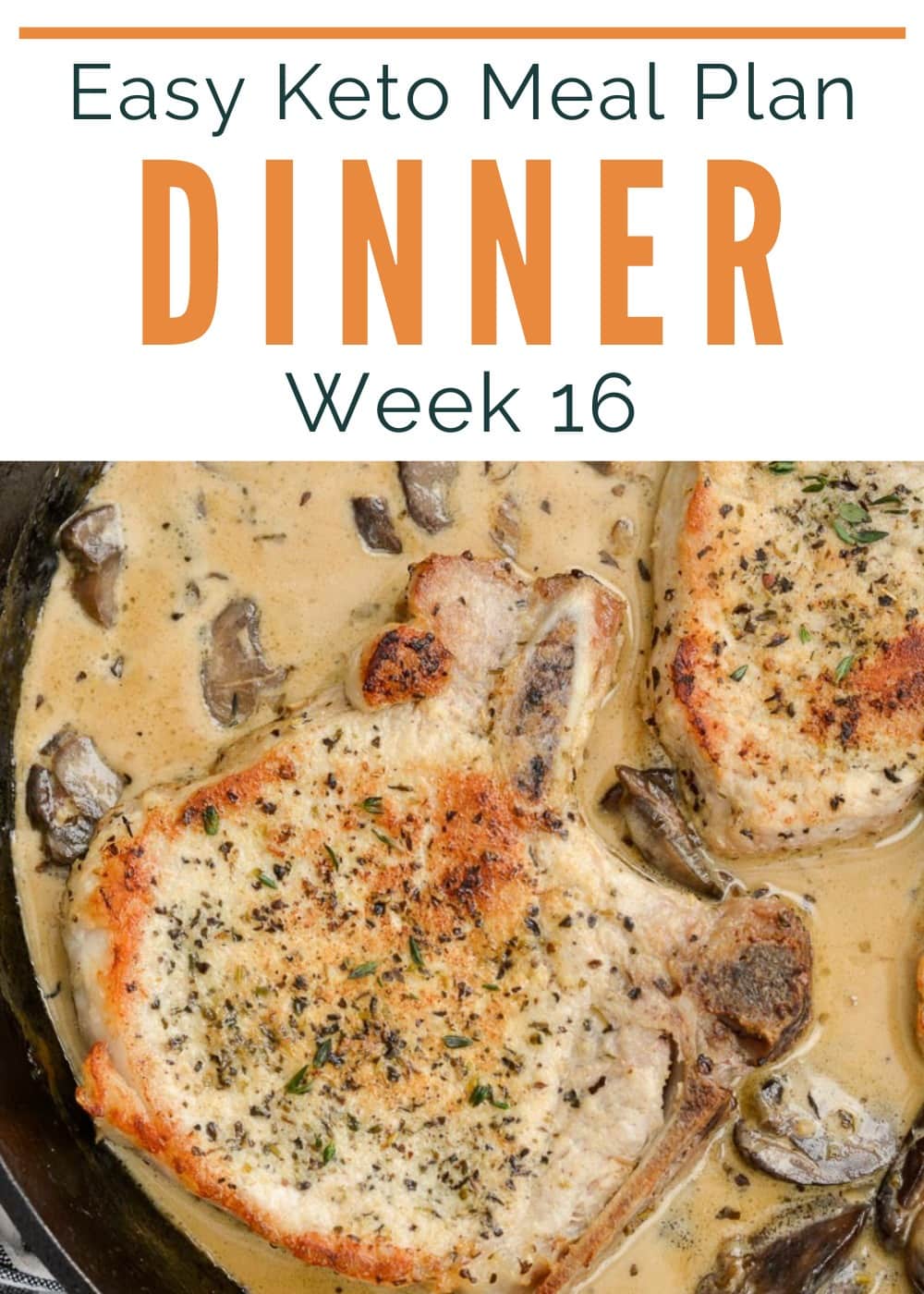  Week 16 of my Easy Keto Meal Plan includes 5 EASY keto meals plus a low-carb dessert you can meal prep! This guide is complete with net carb counts and a printable shopping list.