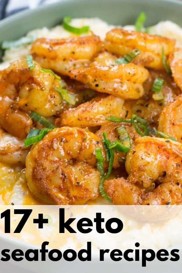 This roundup includes the best of our Keto Seafood Recipes! Every dish comes in under 8 net carbs, and nearly all are ready in 30 minutes or less!
