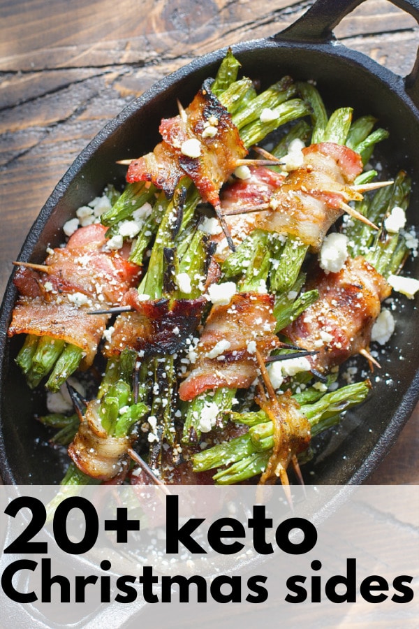 Celebrate the holidays with the 20+ Best Keto Christmas Side Dishes! These keto sides for Christmas dinner are low-carb but still delicious enough for a special holiday meal.