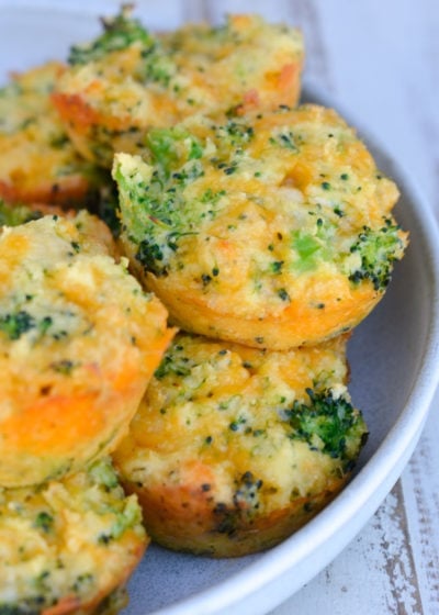 These savory Broccoli Cheddar Muffins are less than 2 net carbs each, making them the perfect keto-friendly side dish! Enjoy a cheesy muffin with your favorite soup or low carb meal!
