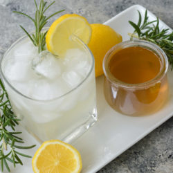 This Rosemary Gin Fizz is the best keto cocktail recipe! Only 1 net carb for this refreshing summer keto drink!