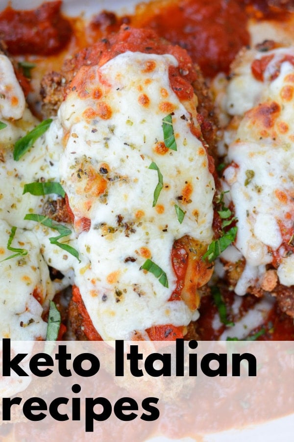 These Low Carb Italian Recipes are the perfect keto dinner ideas! Enjoy chicken parmesan, lasagna, and your other Italian keto favorites.