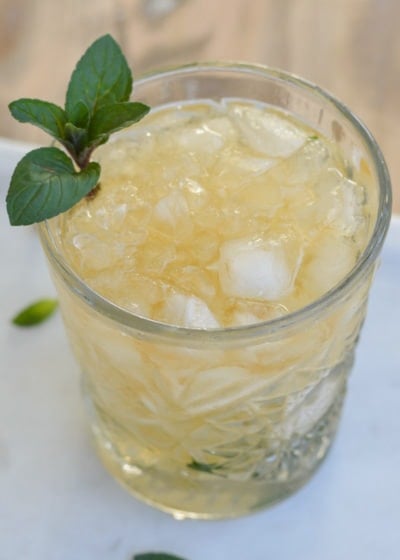 This Keto Mint Julep uses a sugar-free simple syrup, fresh mint, and a classic Kentucky bourbon for a refreshing cocktail... ZERO net carbs!