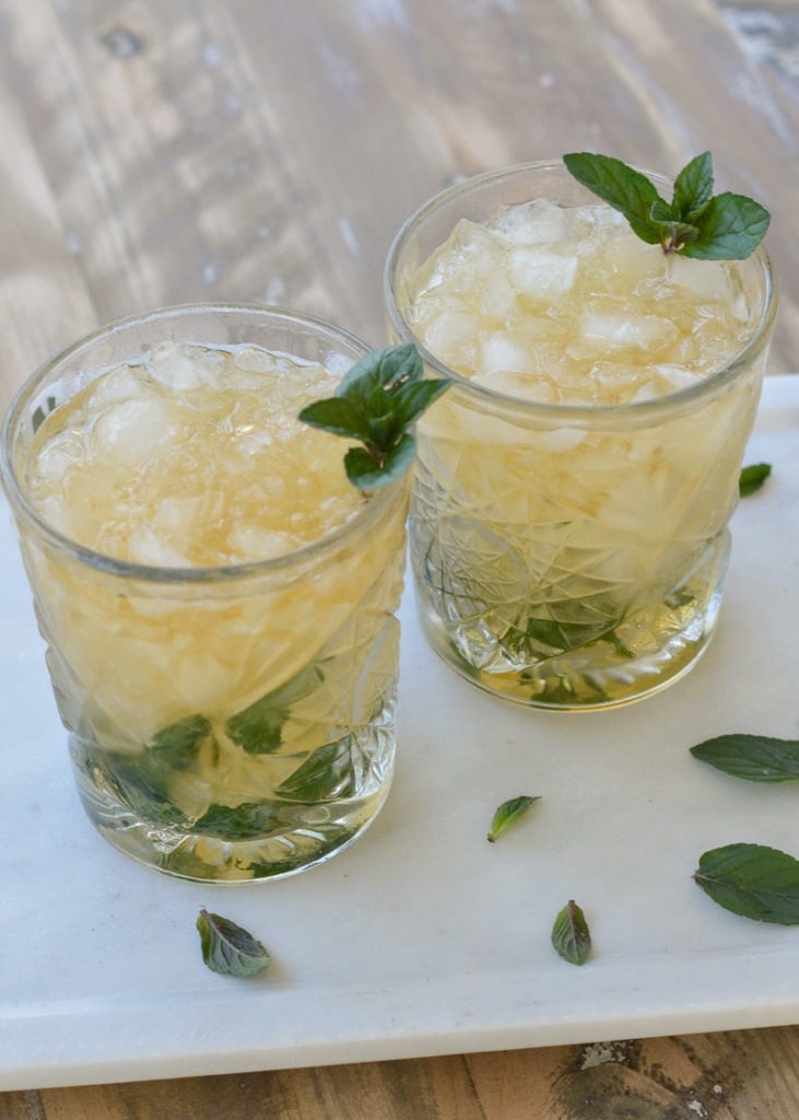 This Keto Mint Julep uses a sugar-free simple syrup, fresh mint, and a classic Kentucky bourbon for a refreshing cocktail... ZERO net carbs!