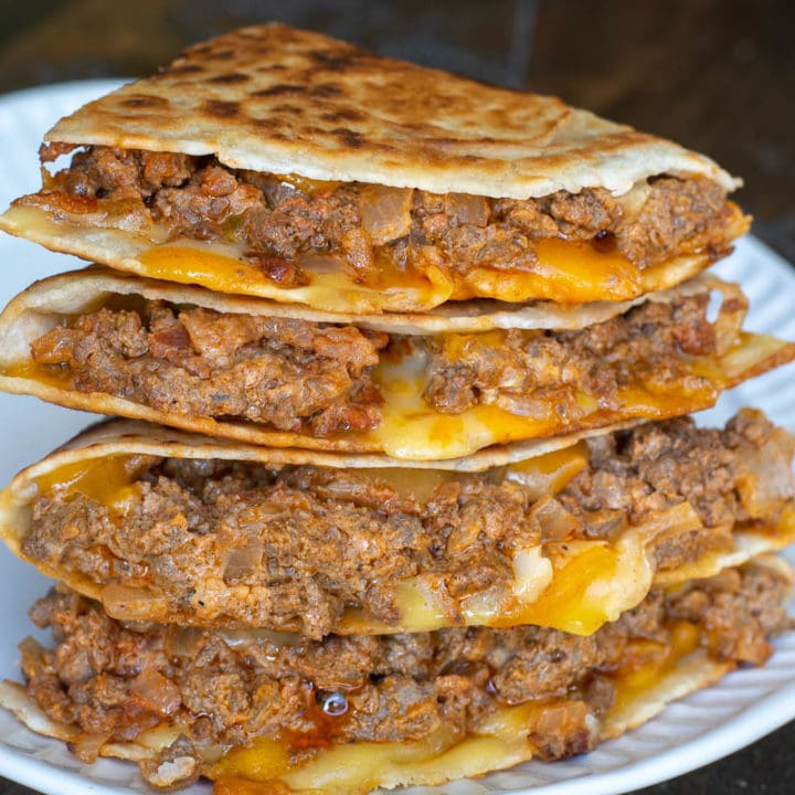 Bacon Cheeseburger Quesadillas The Best Keto Recipes