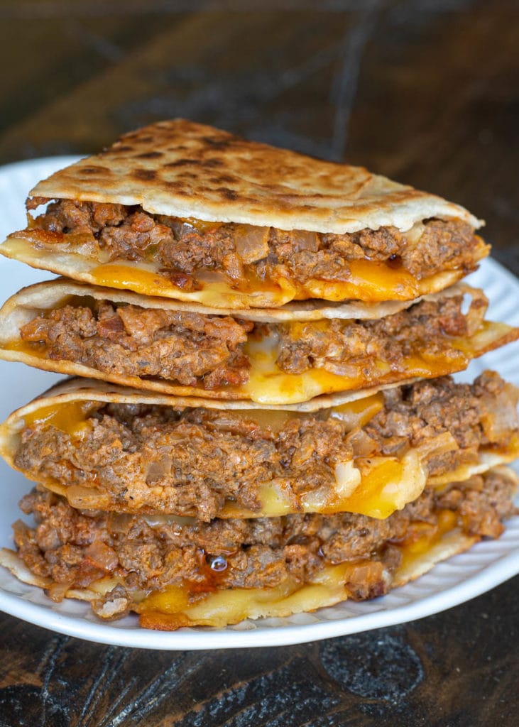 Bacon Cheeseburger Quesadillas The Best Keto Recipes