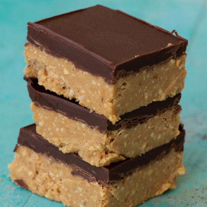 No Bake Peanut Butter Bars (keto + low carb) - The Best Keto Recipes