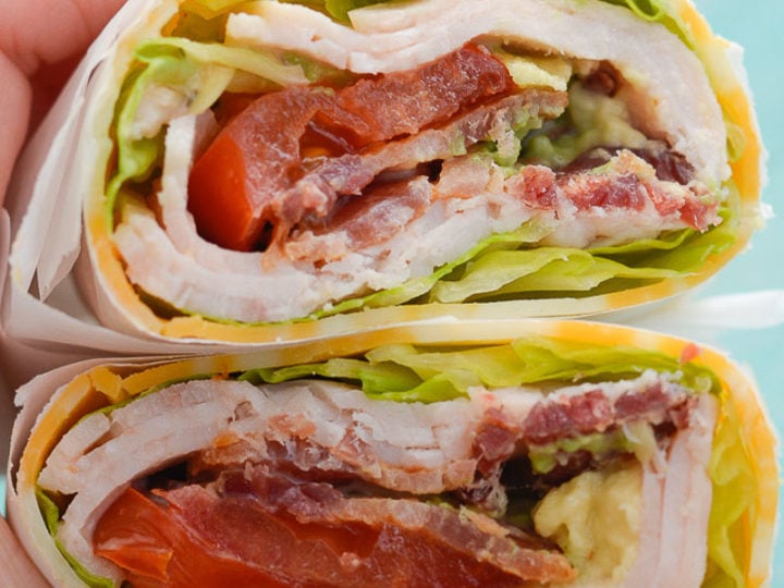 Low Carb Turkey Club Wrap - Delicious Meets Healthy