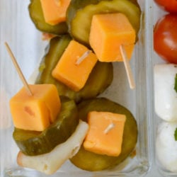 These easy Keto Lunch Skewers are perfect for a no-cook lunch! Try these two flavors for simple skewers great for snacks and appetizers!