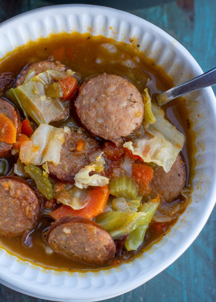 Cabbage and Sausage Soup - The Best Keto Recipes