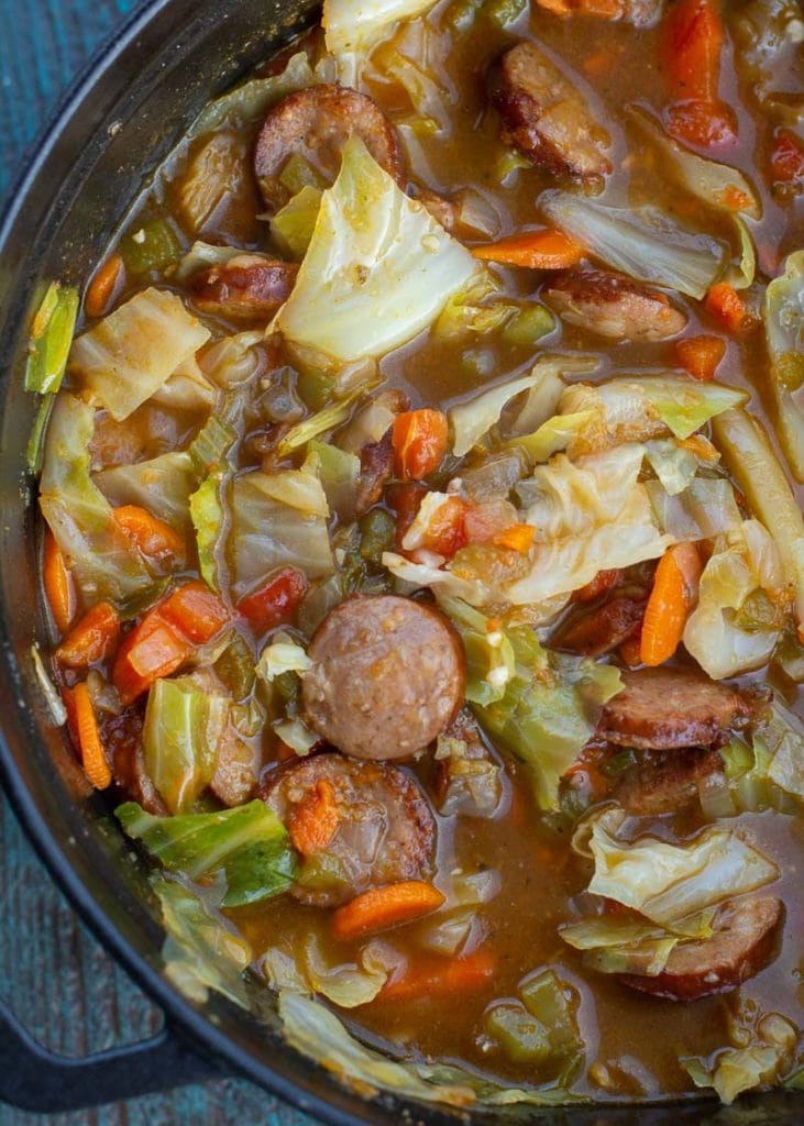 Cabbage and Sausage Soup The Best Keto Recipes