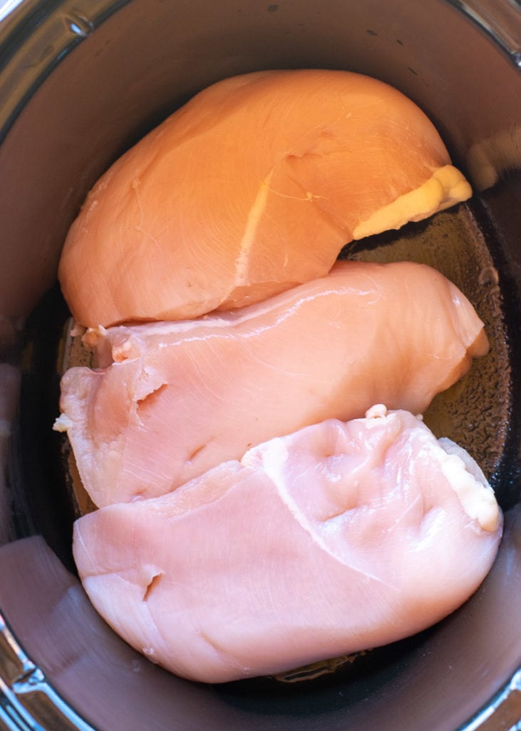 This Crockpot Buffalo Chicken is going to become one of your favorites for keto meal prep! This chicken recipe is easy, delicious and under 2 net carbs!