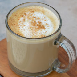 A Keto Gingerbread Latte is the best start to a chilly morning! This keto coffee is low calorie, low carb, and so easy to make.