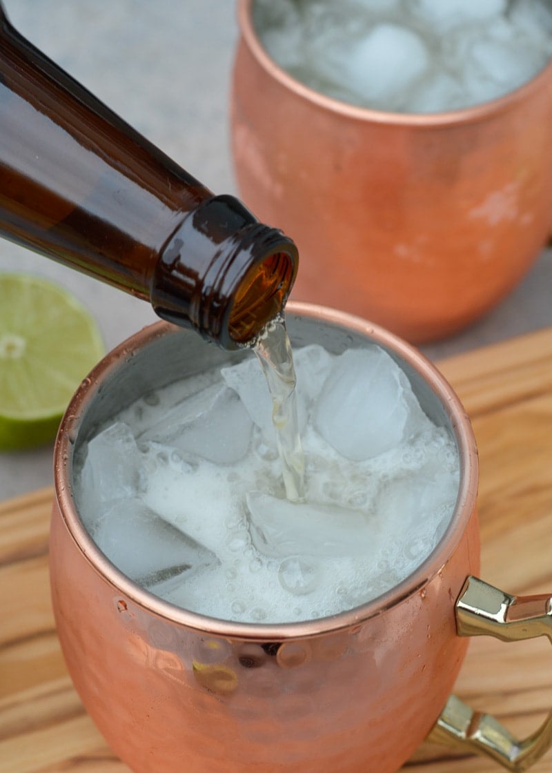 This Keto Moscow Mule is the refreshing low-carb cocktail you'll love. Only 3 ingredients necessary for this delicious ginger drink at about 1 carb each!