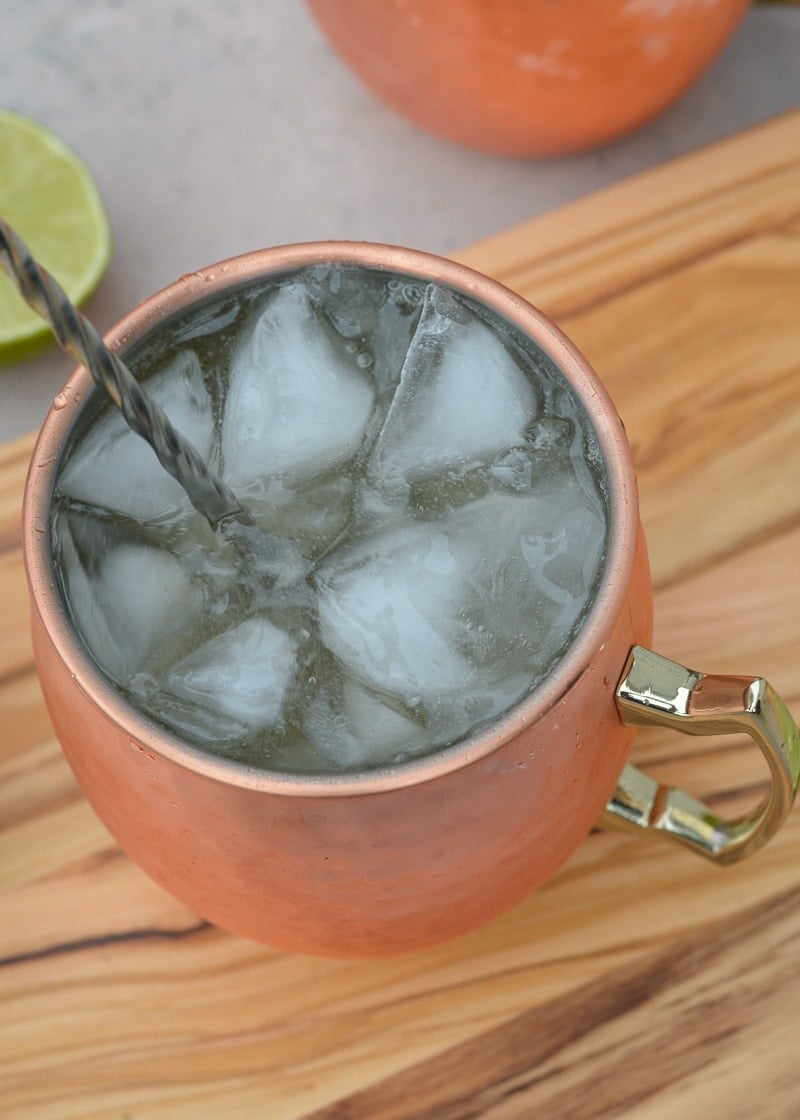 This Keto Moscow Mule is the refreshing low-carb cocktail you'll love. Only 3 ingredients necessary for this delicious ginger drink at about 1 carb each!
