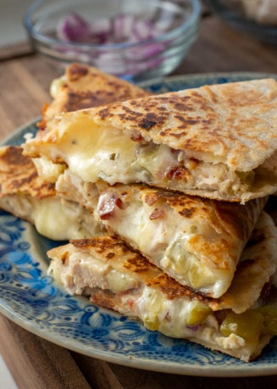 Turkey Bacon Ranch Quesadilla - The Best Keto Recipes