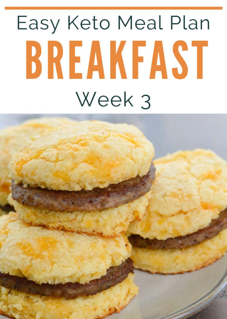 These Weekly Keto Breakfast Ideas are perfect for a keto beginner looking for easy recipes. Enjoy recipes, meal prep tips, and a printable grocery list, too!