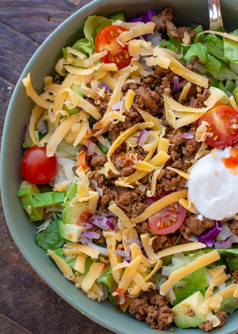 Easy Low Carb  Keto Beef Taco Meat - Our Low Carb Kitchen