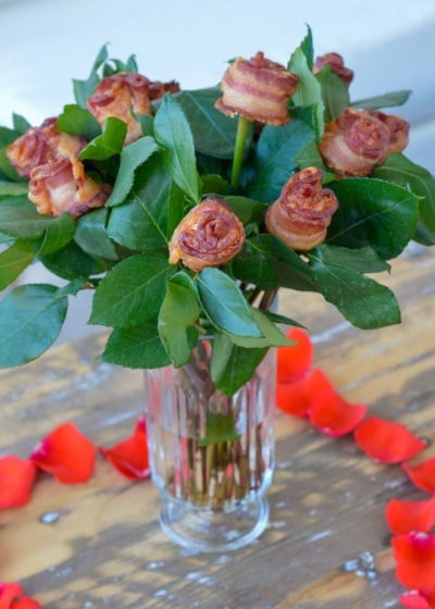 These Bacon Roses are the BEST gift for your favorite keto friend or partner who doesn't like sweets! This impressive keto bouquet is great for Valentine's Day, graduations, holidays, and celebrations all year long!
