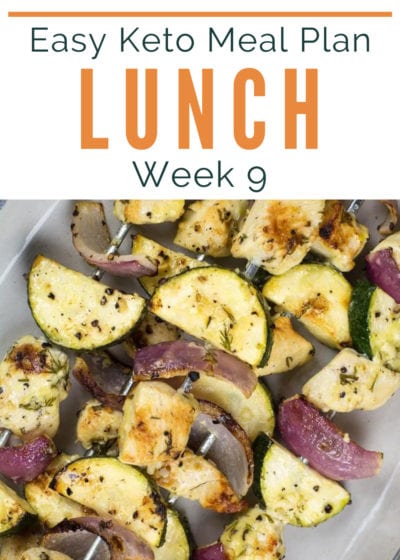 Here are your Weekly Keto Lunch Ideas for simple keto dieting! Five make-ahead low-carb lunches, a bonus keto-friendly snack, and a printable grocery list make keto easy.