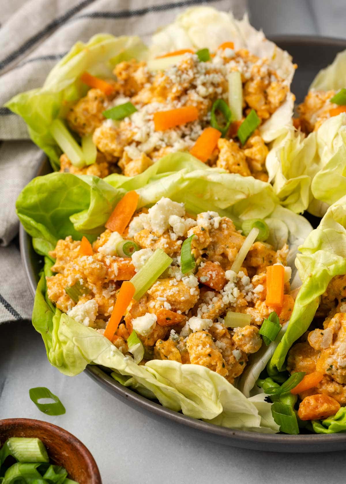 Buffalo Chicken Lettuce Wraps - The Best Keto Recipes