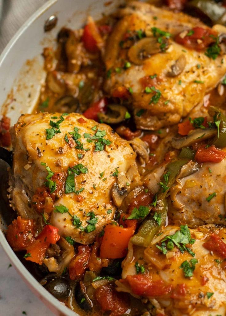 Chicken Cacciatore Recipe - The Best Keto Recipes