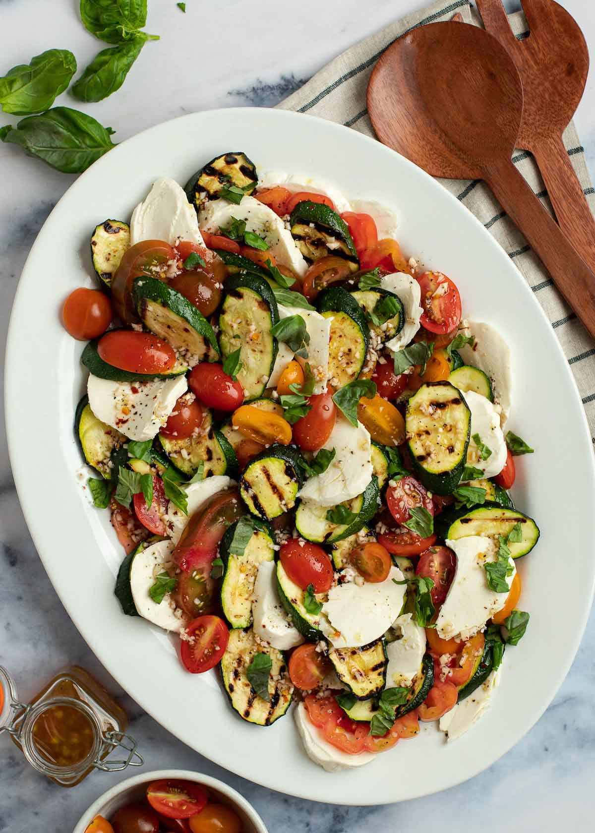 Grilled Zucchini Salad - The Best Keto Recipes