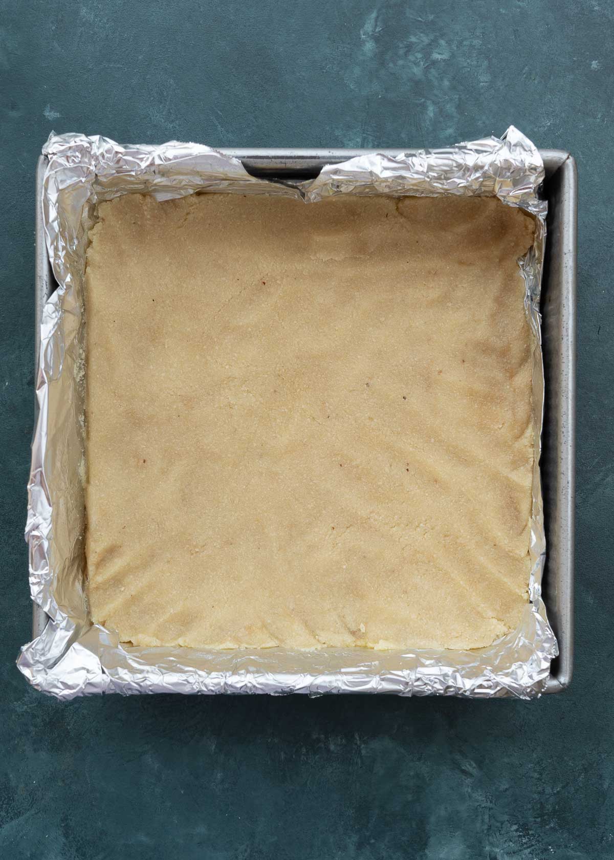 cheesecake crust in pan