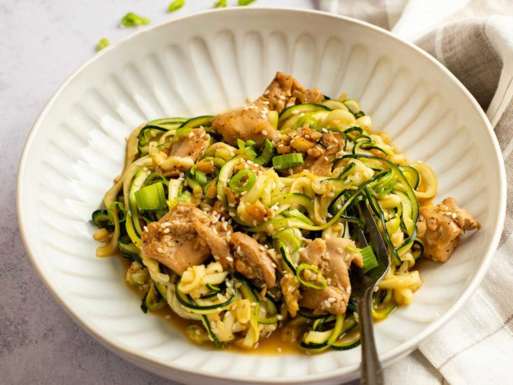 stir fry chicken and zucchini