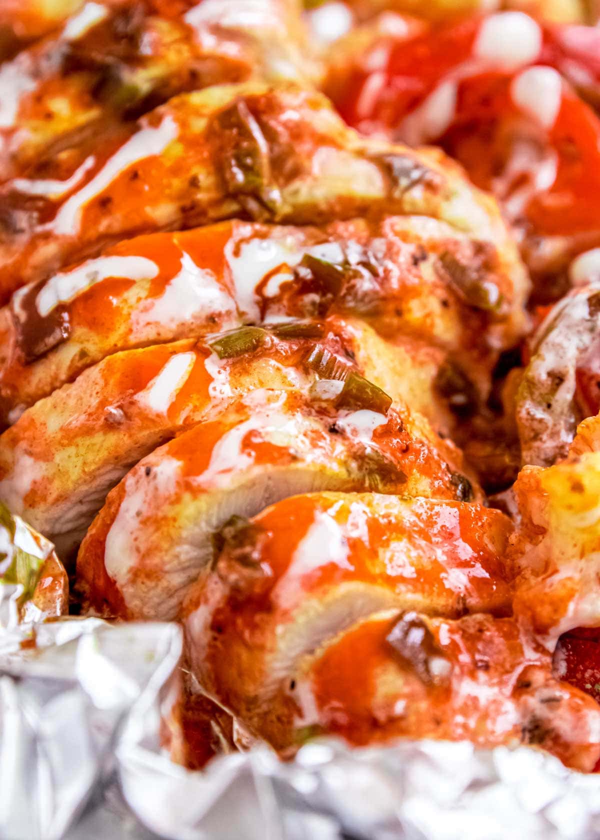 Buffalo Chicken Foil Packs - The Best Keto Recipes