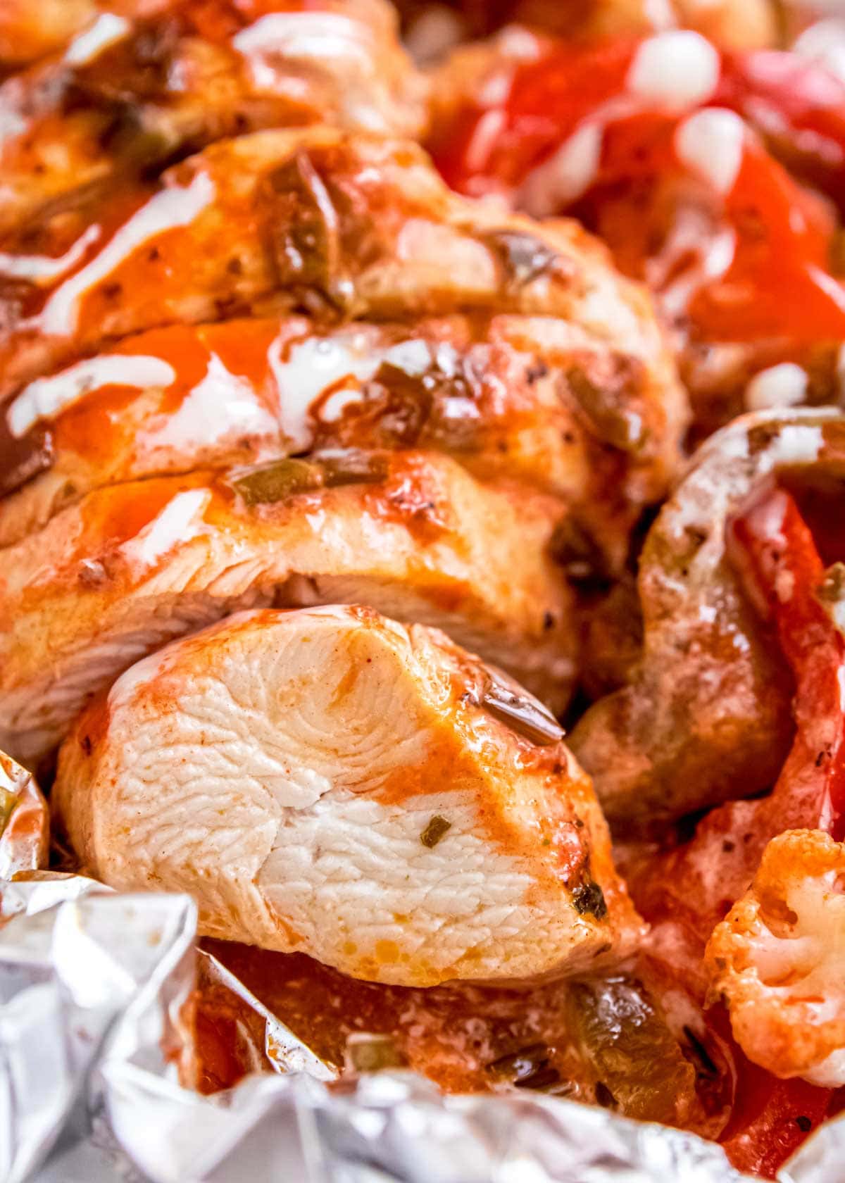 Chicken-Bacon-Ranch Foil Packs Recipe 