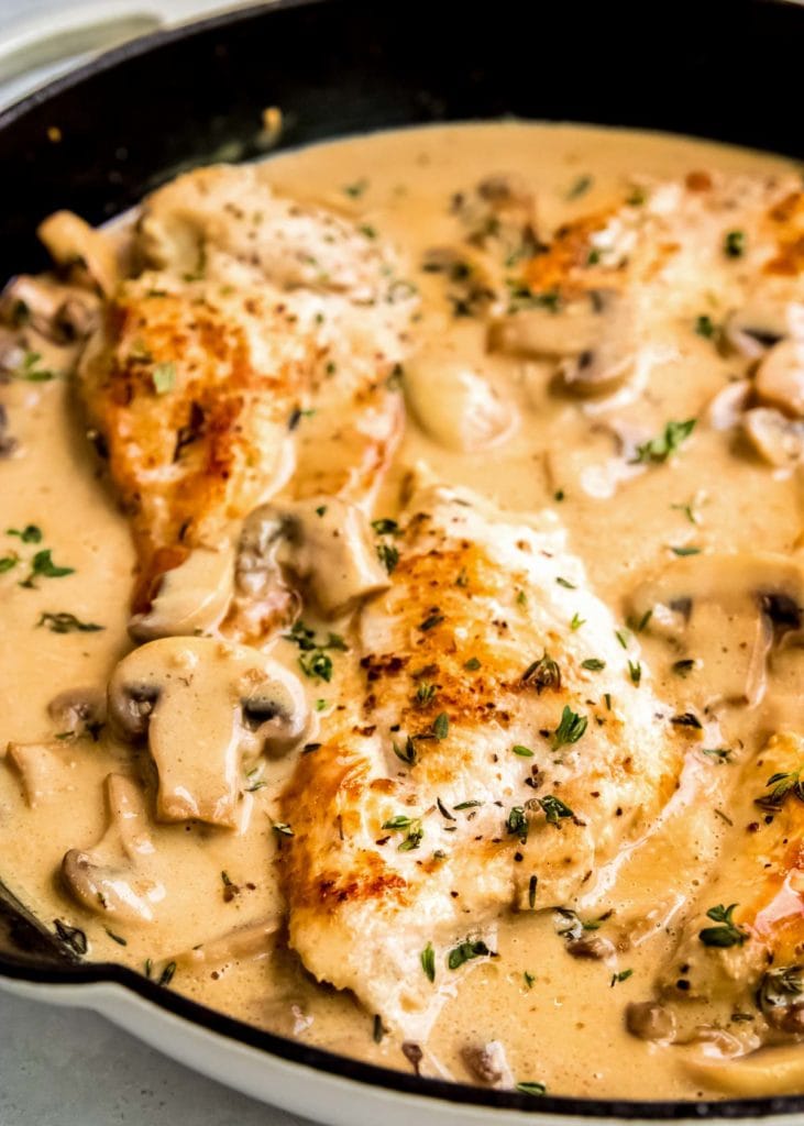 Creamy Chicken Marsala - The Best Keto Recipes