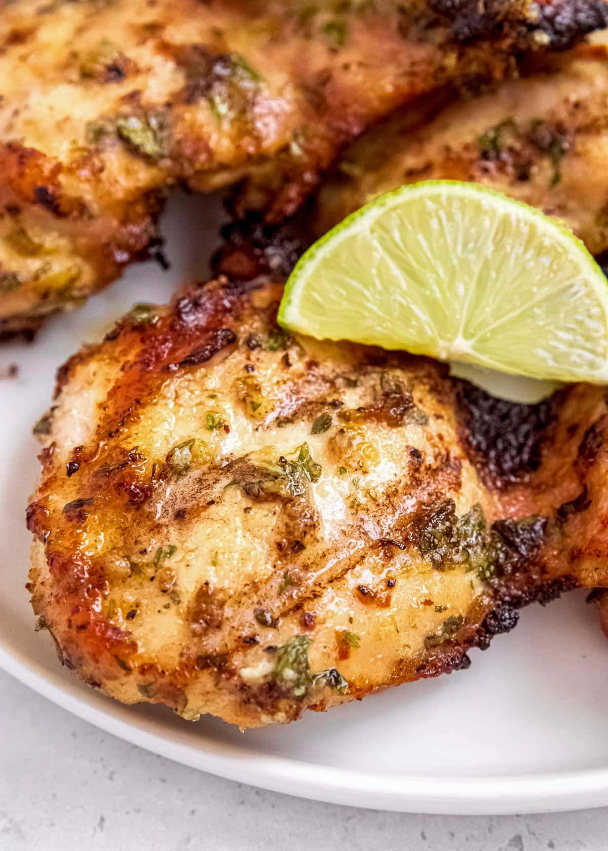 These Juicy Grilled Chicken Thighs are the perfect EASY keto dinner! This recipe is healthy, absolutely delicious, and great for meal prep.