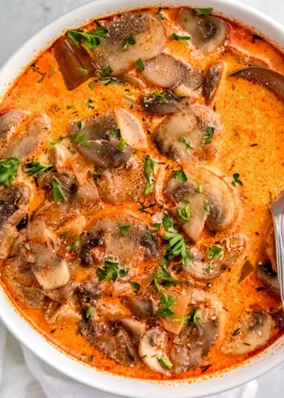 Easy Mushroom Soup Recipe - The Best Keto Recipes