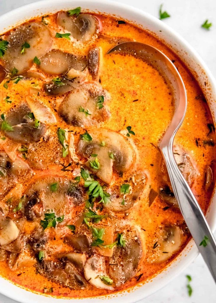 Easy Mushroom Soup Recipe - The Best Keto Recipes