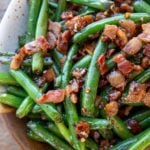 These Sweet and Spicy Green Beans will be your new favorite keto side dish! This easy recipe is ready in just 20 minutes and has just 5 net carbs per serving.