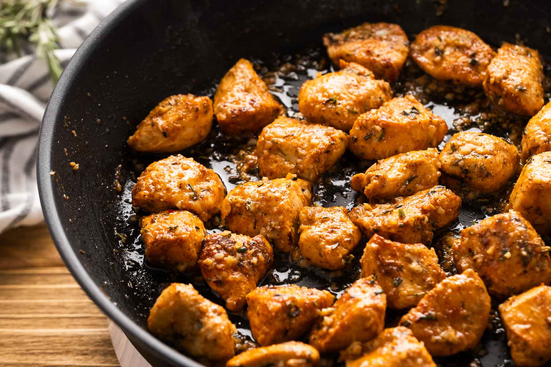 Garlic Butter Chicken Bites - The Best Keto Recipes