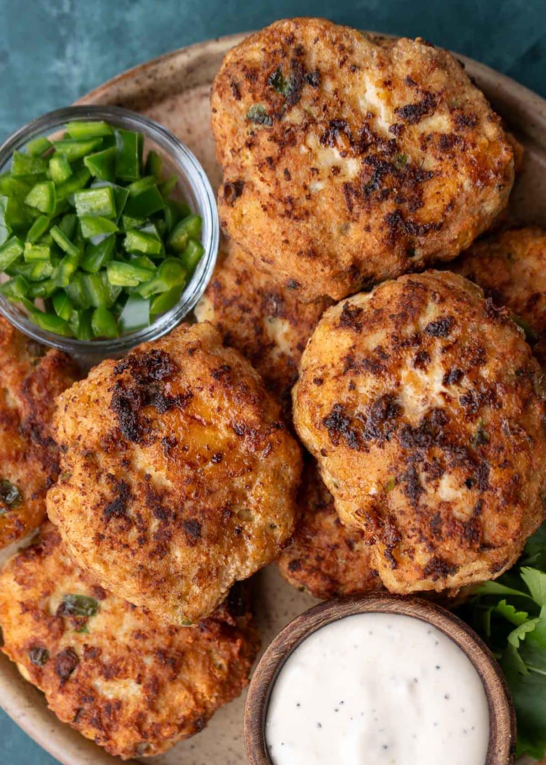 Jalapeño Cheddar Chicken Fritters The Best Keto Recipes